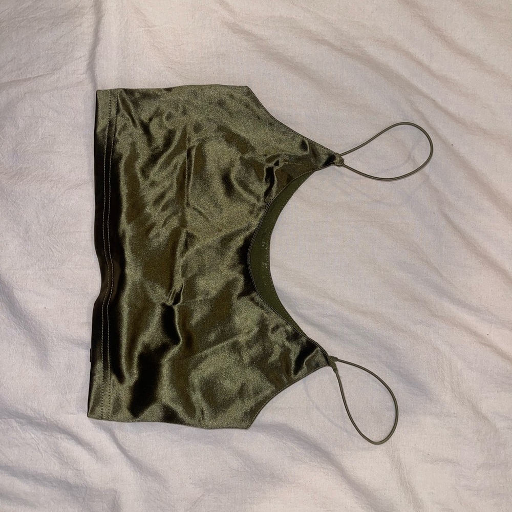 Urban outfitters medium green crop top